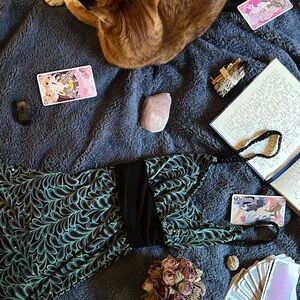 Elegant Black and Green Tank Top